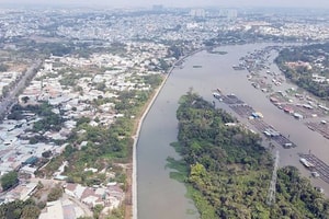 Trước khi lên thành phố trực thuộc Trung ương, tỉnh lớn nhất Nam Bộ sẽ hoàn thiện tuyến đường ven sông gần 5km