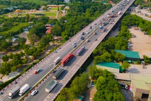 Cây cầu bắc qua sông Hồng lớn nhất Hà Nội sắp được sửa chữa