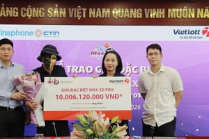 Anh T. ở Hưng Yên trúng 23 giải Vietlott với tổng trị giá hơn 10 tỷ đồng trong cùng một kỳ quay số