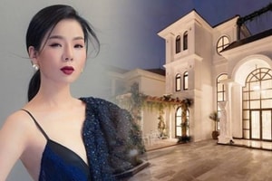Căn biệt thự bạc tỷ gần 600m2 của 'nữ hoàng phòng trà' Vbiz: Nội thất dát vàng nhập khẩu châu Âu, kiến trúc đậm chất Hy Lạp mất 2 năm mới hoàn thành