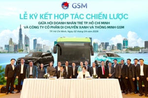 Đại diện 2.450 doanh nghiệp hợp tác với Xanh SM của tỷ phú Phạm Nhật Vượng để sử dụng dịch vụ taxi