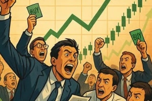 Nhóm chứng khoán 'nổi sóng' ngay trước giờ G: VIX tím trần, FTS, VCI, SHS... tăng vọt trên 3%