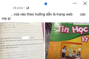 Sách bài tập Tin học lớp 3 chứa link đồi trụy: Phụ huynh tá hỏa, nhà xuất bản phát thông báo khẩn