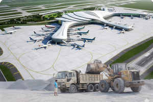 Doanh nghiệp cấp đá cho dự án sân bay Long Thành ước lợi nhuận 2026 giảm gần 40%