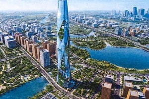Việt Nam dự kiến xây dựng tòa tháp chọc trời 99 tầng: Cao 500m, tọa lạc tại bên trong trung tâm tài chính quốc tế