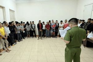 Đột kích hồ câu của Đinh Bộ Lĩnh, khởi tố 40 'cần thủ', thu giữ hơn 120 triệu đồng và nhiều tang vật quan trọng