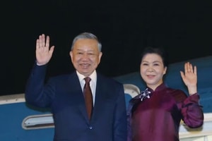 Tổng Bí thư, Chủ tịch nước Tô Lâm và Phu nhân lên đường thăm cấp Nhà nước tới Trung Quốc