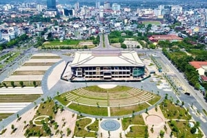Thành phố trẻ nhất Việt Nam sắp hoàn thiện quảng trường 200 tỷ, bên trong có nhà thi đấu sức chứa 4.000 người