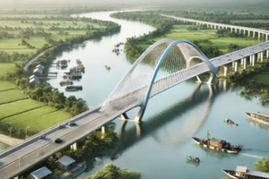 Chỉ vài ngày nữa, Ninh Bình chính thức khởi công cầu vượt sông gần 600 tỷ, thay thế cầu phao gần 30 năm tuổi