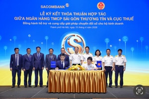 SACOMBANK hợp tác với Cục Thuế hỗ trợ hàng triệu hộ kinh doanh trên toàn quốc