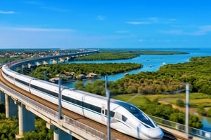 Đường sắt tốc độ cao đầu tiên của Việt Nam: Giải mã 'cú hích 30 phút' làm thay đổi bản đồ bất động sản phía Bắc