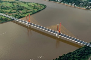 Sau 8 tháng khởi công, siêu cầu gần 12.000 tỷ bắc qua dòng sông biểu tượng của Thủ đô sắp bước vào giai đoạn then chốt