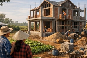 Kể từ nay, chi phí khi chuyển từ đất vườn lên đất ở sẽ được tính như thế nào?