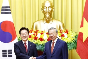 Tổng Bí thư, Chủ tịch nước Tô Lâm chủ trì Lễ đón chính thức Tổng thống Hàn Quốc
