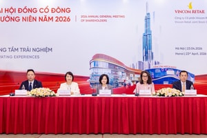 ĐHĐCĐ Vincom Retail (VRE): Hé lộ kết quả kinh doanh ấn tượng, lãi hơn 1.600 tỷ đồng quý I/2026