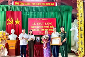 Chính thức truy tặng danh hiệu Bà mẹ Việt Nam Anh hùng cho mẹ Đỗ Thị Niêm, sinh năm 1888