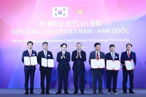 THACO, FPT, CMC, Vietjet cùng hàng chục doanh nghiệp thúc đẩy hợp tác công nghệ, ký 73 thỏa thuận Việt – Hàn