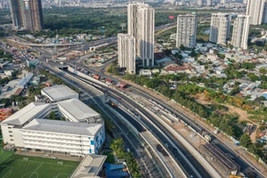Chỉ vài ngày nữa, chính thức thông xe cầu vượt thuộc nút giao 3 tầng hiện đại nhất TP. HCM, giải cứu kẹt xe khu Đông