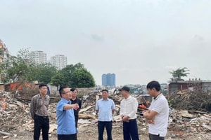 Đường Vành đai 2,5: Các phường bắt đầu bàn giao đất đã GPMB để thi công