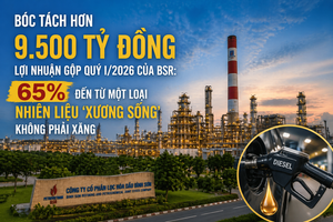 Bóc tách hơn 9.500 tỷ lợi nhuận gộp quý I/2026 của BSR: 65% đến từ một loại nhiên liệu 'xương sống', không phải xăng