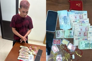 Bắt khẩn cấp Nguyễn Văn Sáng SN 1993, tịch thu 2 điện thoại, 192 triệu tiền mặt và nhiều trang sức
