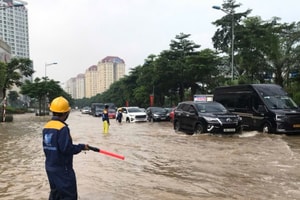 Hà Nội có thể ghi nhận tới 220 điểm úng ngập khi mưa lớn