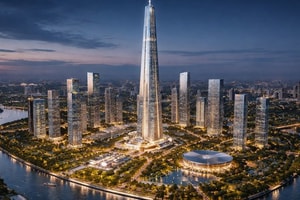 Việt Nam sẽ xây dựng tháp chọc trời 500m nằm ở lõi trung tâm tài chính quốc tế: Thuộc khu đất vàng của đô thị giàu có nhất cả nước, vốn đầu tư hàng tỷ USD