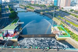 Việt Nam sắp đưa vào vận hành siêu dự án chống ngập 10.000 tỷ, cứu cánh cho thành phố giàu có nhất cả nước