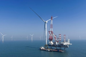 Láng giềng Việt Nam vận hành tua-bin gió cao gần bằng tháp Eiffel, công suất 20MW, đủ cấp điện cho 44.000 hộ gia đình