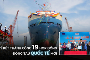 Thực hiện cùng lúc 19 hợp đồng đóng tàu cho khách quốc tế, một doanh nghiệp Việt hồi sinh sau biến cố Vinashin