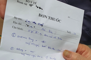 Vài ngày nữa, bác sĩ kê đơn thuốc khó đọc, không đầy đủ thông tin có thể bị phạt tiền