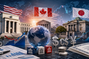 Ngày then chốt của thị trường toàn cầu: Fed, BoC và BoJ cùng đối mặt phép thử lớn?