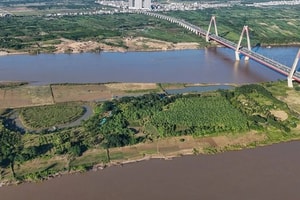 Hà Nội dự kiến di dời, quy hoạch toàn bộ khu dân cư ngoài đê sông Hồng