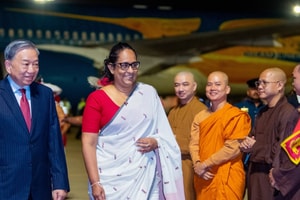 Tổng Bí thư, Chủ tịch nước Tô Lâm bắt đầu chuyến thăm cấp Nhà nước tới Sri Lanka