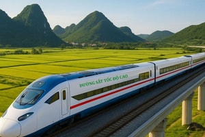 Đường sắt tốc độ cao kết nối Đông Nam Bộ và Đồng bằng sông Cửu Long: Dài gần 300km với 9 nhà ga