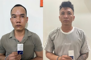 Khám xét khẩn cấp nơi ở Bùi Đức Huy, tạm giữ 4 đối tượng, tịch thu 41 viên nén cùng nhiều tang vật