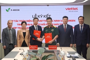 Viettel bắt tay hệ sinh thái Vingroup triển khai 6.000 tủ đổi pin xe điện