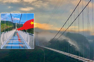 Việt Nam lần đầu tiên trong lịch sử sở hữu cây cầu kính dài nhất thế giới: Vốn đầu tư gần 800 tỷ, nằm cheo leo ở độ cao 150m so với vực sâu