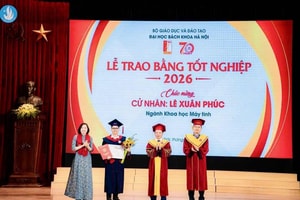 Nam sinh tốt nghiệp xuất sắc của ĐH 'khó ra trường nhất Việt Nam': Là cựu học sinh chuyên Toán, có nhiều dự án AI nổi bật