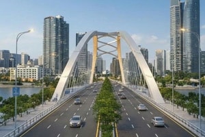 Thành phố giàu nhất Việt Nam sắp làm cây cầu 5.000 tỷ giải cứu kẹt xe, nối thông phía Nam với phía Đông