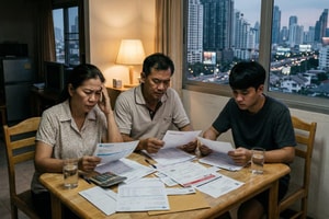 Nền kinh tế lớn thứ 2 Đông Nam Á nợ ngập đầu, nhóm thu nhập trên 40 triệu đồng/tháng bất ngờ là ‘con nợ số 1’