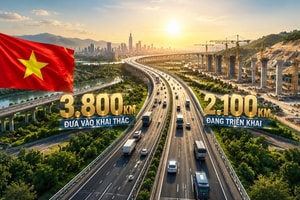 Việt Nam tăng tốc nâng cấp hạ tầng quy mô chưa từng có: Đưa hơn 3.800km cao tốc vào khai thác, thêm 2.100km đang triển khai