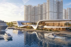 Sắp hình thành bến du thuyền cao cấp đầu tiên trên sông Hồng, tọa lạc tại cửa ngõ phía Đông Thủ đô