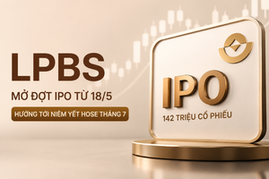 LPBS mở đợt IPO 142 triệu cổ phiếu từ ngày 18/5, có thể niêm yết HoSE trong tháng 7
