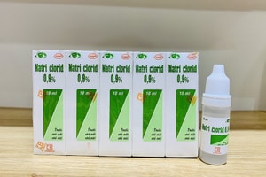 Nóng: Thu hồi thuốc nhỏ mắt Natri clorid 0,9%, người dân lưu ý gấp