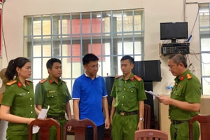 Thi hành lệnh bắt Giám đốc Nguyễn Anh Tiến, SN 1990