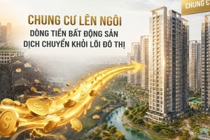 Chung cư lên ngôi, dòng tiền bất động sản dịch chuyển khỏi lõi đô thị