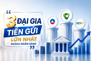 VietinBank, Vietcombank và BIDV giữ vững vị thế '3 đại gia' tiền gửi lớn nhất hệ thống