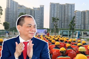 Hơn 60.000 người tự nguyện làm công nhân xây dựng cho tỷ phú Phạm Nhật Vượng, tạo nên ‘siêu lực lượng’ thi công lớn nhất Việt Nam