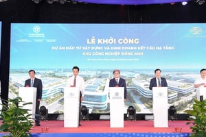 Hà Nội khởi công khu công nghiệp sinh thái - công nghệ cao hơn 6.300 tỷ tại cửa ngõ phía Bắc